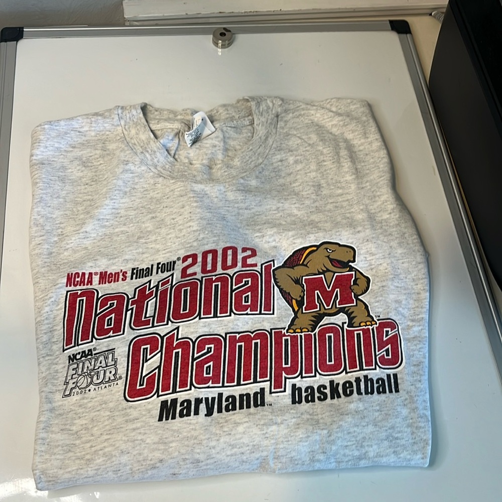 2002 Maryland Basketball National Champions NCAA Men’s Final Four T Shirt Short